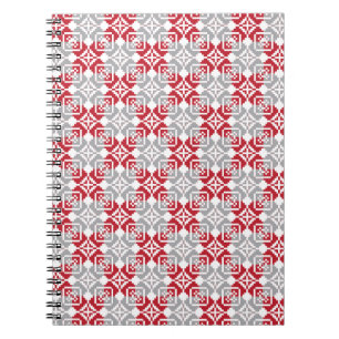 Lettisches Morning SUN geometrisches Muster III Notizblock