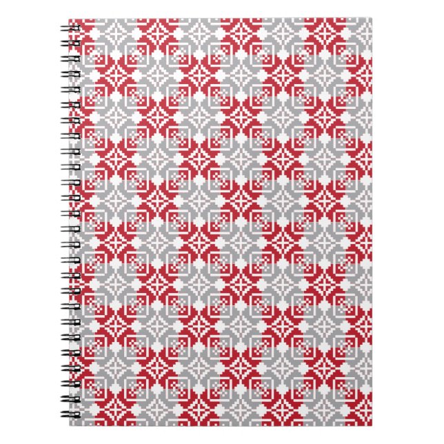 Lettisches Morning SUN geometrisches Muster III Notizblock (Vorderseite)