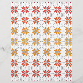 Lettisches Morning SUN geometrisches Muster IV