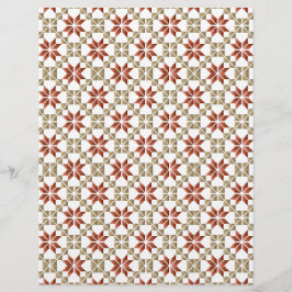 Lettisches Morning SUN geometrisches Muster IX