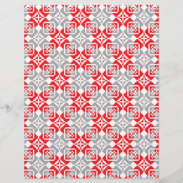 Lettisches Morning SUN geometrisches Muster VI