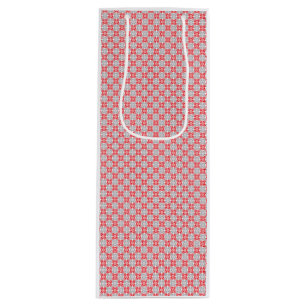 Lettisches Morning SUN geometrisches Muster VI Geschenktüte Für Weinflaschen