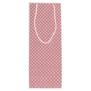 Lettisches Morning SUN geometrisches Muster VI Geschenktüte Für Weinflaschen