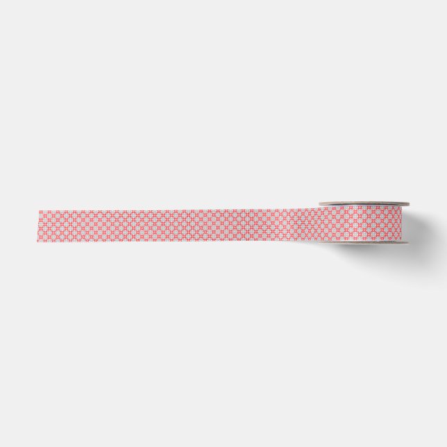 Lettisches Morning SUN geometrisches Muster VI Satinband (Vorderseite)