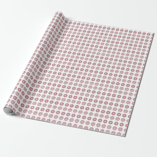 Lettisches Morning SUN geometrisches Muster VII Geschenkpapier (Ungerollt)