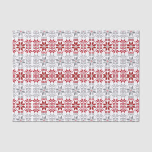 Lettisches Morning SUN geometrisches Muster VIII Seidenpapier