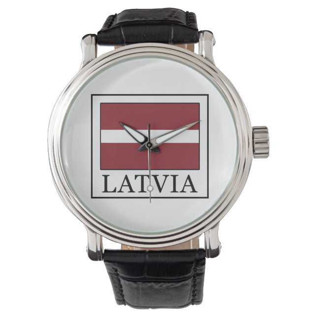 Lettland Armbanduhr (Vorderseite)