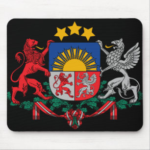 Lettland-Emblem Mousepad