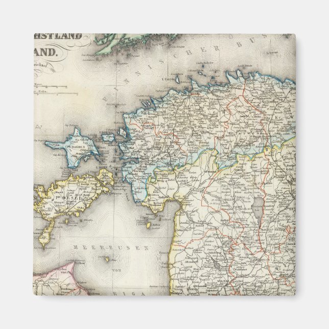 Lettland, Estland Magnet (Vorne)