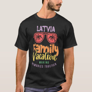 Lettland Familienurlaub Matching Outfit T-Shirt
