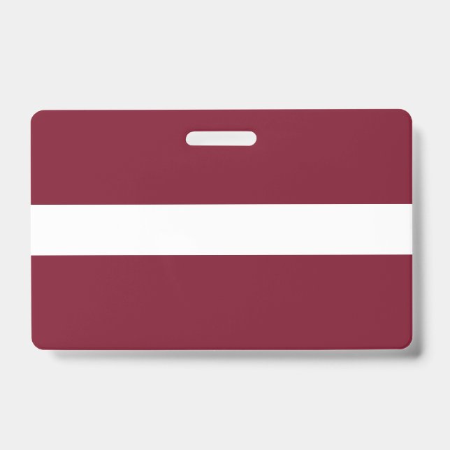 Lettland-Flagge Ausweis (Vorderseite)
