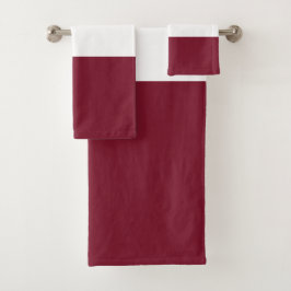 Lettland-Flagge Badhandtuch Set