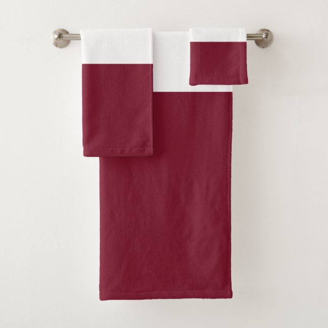Lettland-Flagge Badhandtuch Set (Insitu)