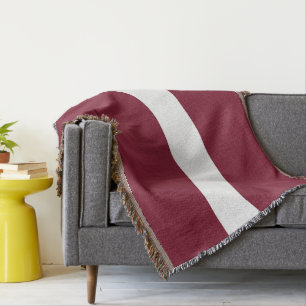 Lettland-Flagge Decke