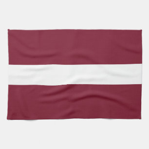 Lettland-Flagge Geschirrtuch
