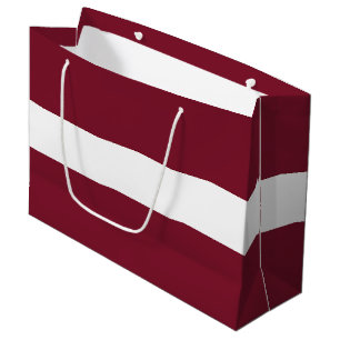 Lettland-Flagge Große Geschenktüte