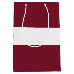 Lettland-Flagge Mittlere Geschenktüte