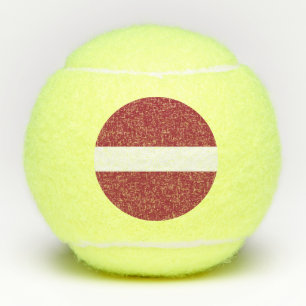 Lettland-Flagge Tennisbälle
