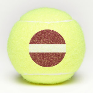 Lettland-Flagge Tennisbälle