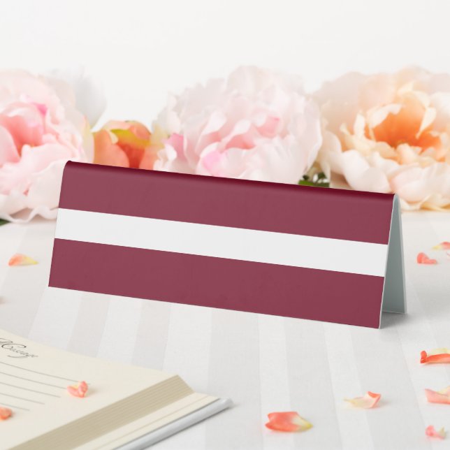 Lettland-Flagge Tischaufsteller (In Situ (Hochzeit))