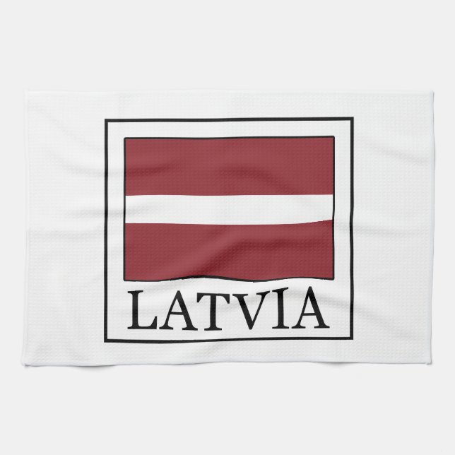 Lettland Handtuch (Horizontal)