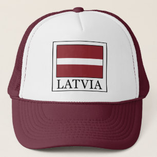 Lettland hat truckerkappe