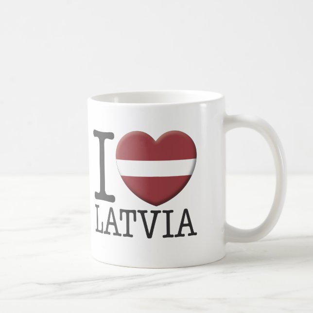 Lettland Kaffeetasse (Rechts)