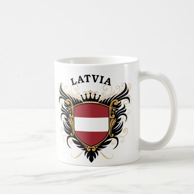 Lettland Kaffeetasse (Rechts)