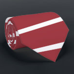 Lettland Krawatte<br><div class="desc">Lettische Flagge Maroon mit weißem Streifen</div>