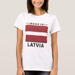 Lettland machte T-Shirt