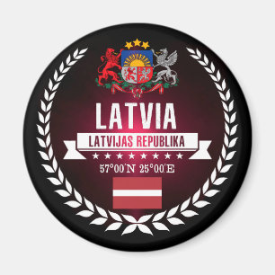 Lettland Magnet
