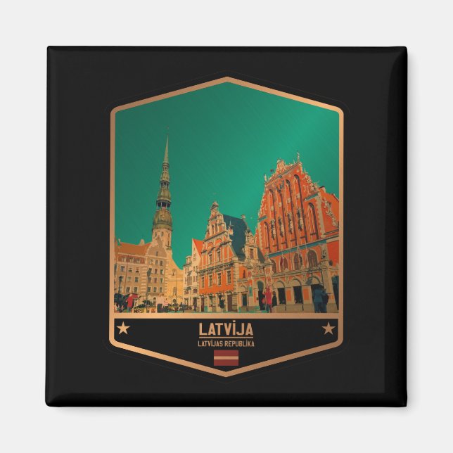 Lettland Magnet (Vorne)