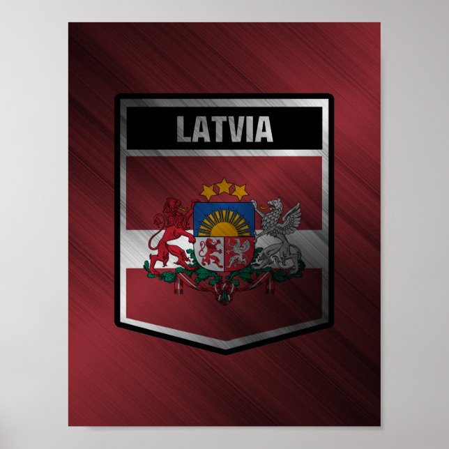 Lettland Poster (Vorne)