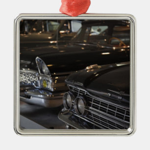 Lettland, Riga, Riga Motor Museum, Autos der Silbernes Ornament