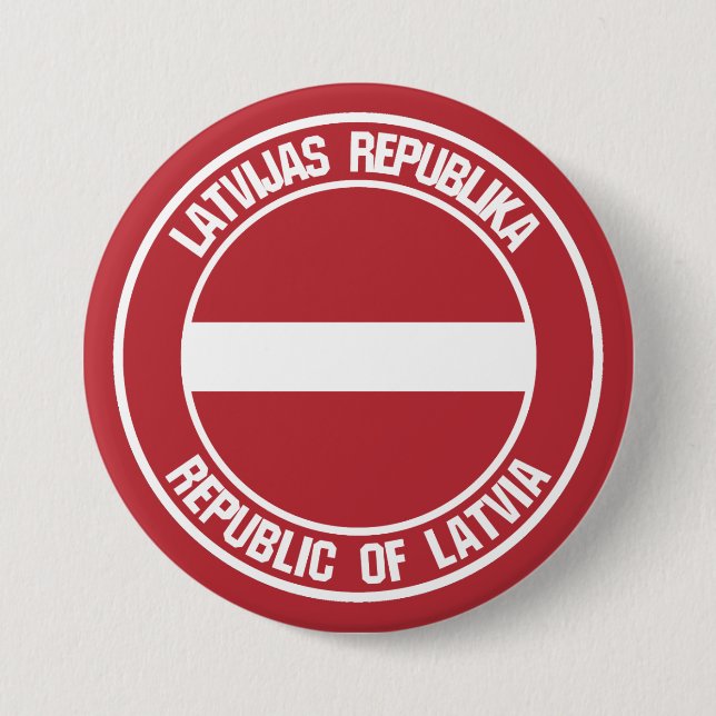 Lettland-RundEmblem Button (Vorderseite)