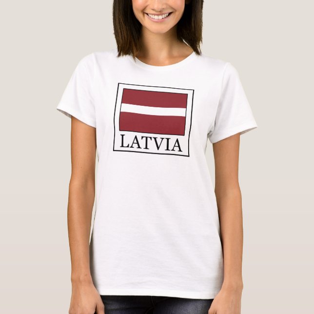Lettland T-Shirt (Vorderseite)