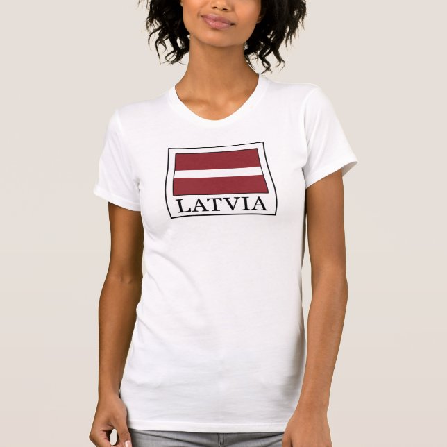 Lettland T-Shirt (Vorderseite)