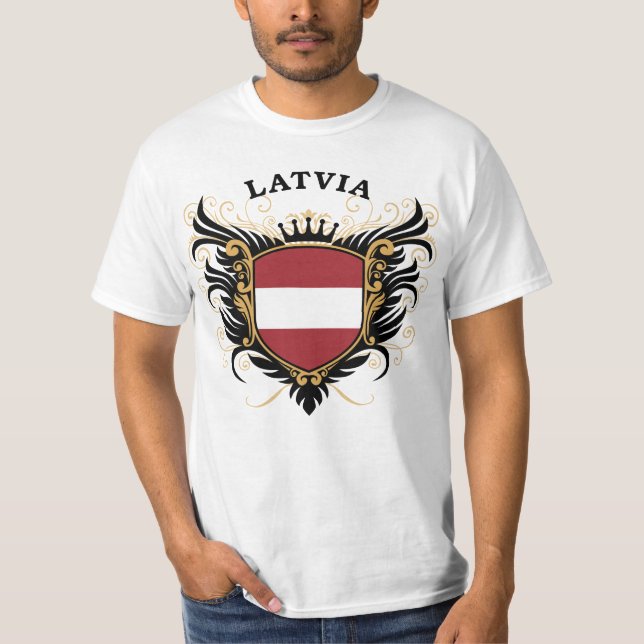 Lettland T-Shirt (Vorderseite)