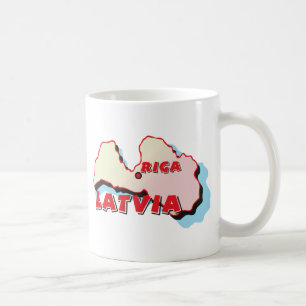Lettland-Tasse Kaffeetasse