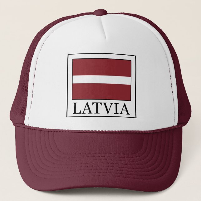 Lettland Truckerkappe (Vorderseite)