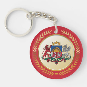 Lettland-Wappen Schlüsselanhänger