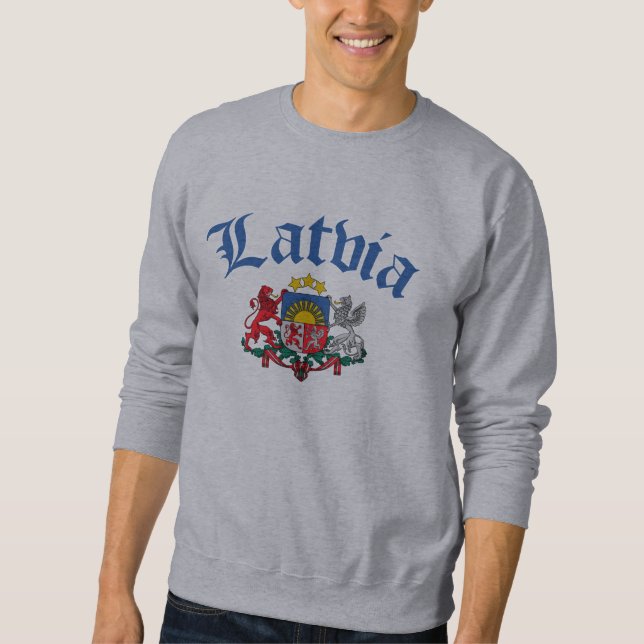 Lettland-Wappen Sweatshirt (Vorderseite)