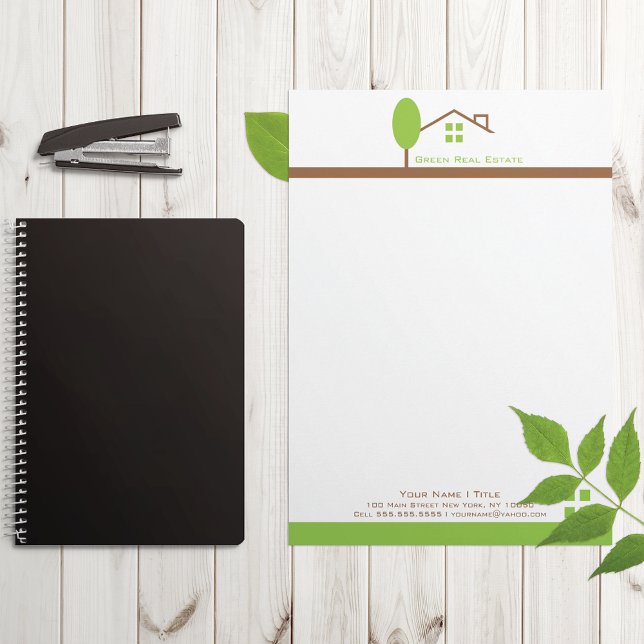 Lettre À En-tête Bureau immobilier (Créateur téléchargé)