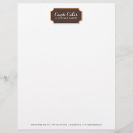 Lettre À En-tête En-tête de boulangerie