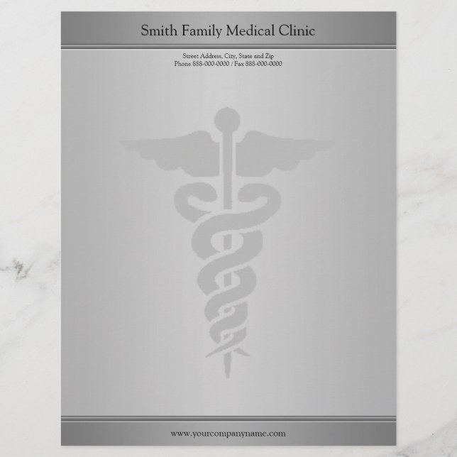 Lettre À En-tête Médecin Médicale Docteur en chef (Devant)