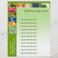 Vie saine Nutritionniste Green Design en-tête