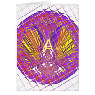 Lettre A, logo coloré design du texte