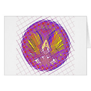 Lettre A, logo coloré design du texte