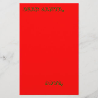 Lettre à Père Noël papeterie