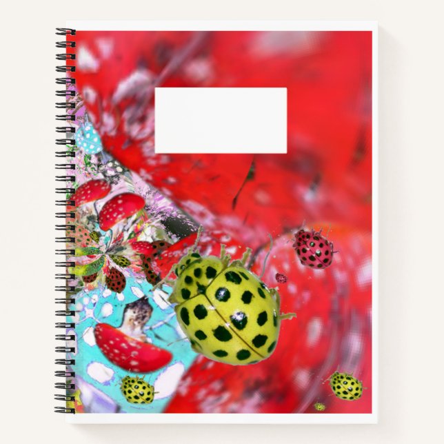 LETTRE ABC Yellow Ladybugs Carnet de suivi (Devant)